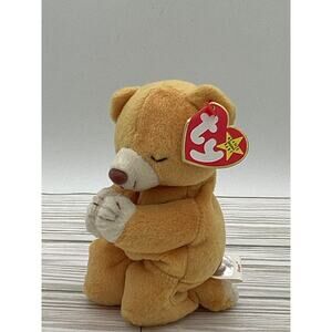 Ty Retired Beanie Baby Hope Praying Bear Birthdate March 23, 1998 VERY RARE